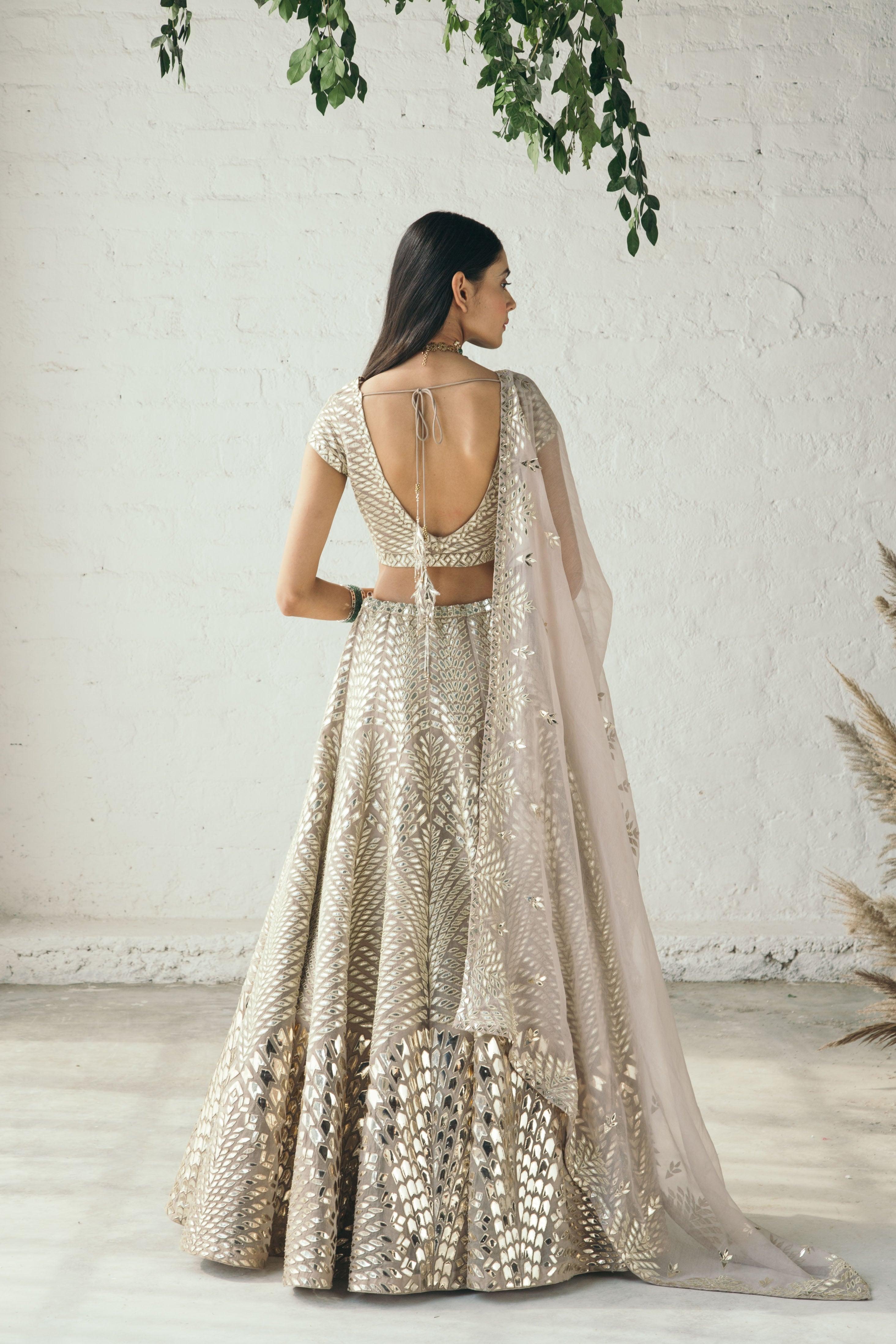 Mink Lehenga