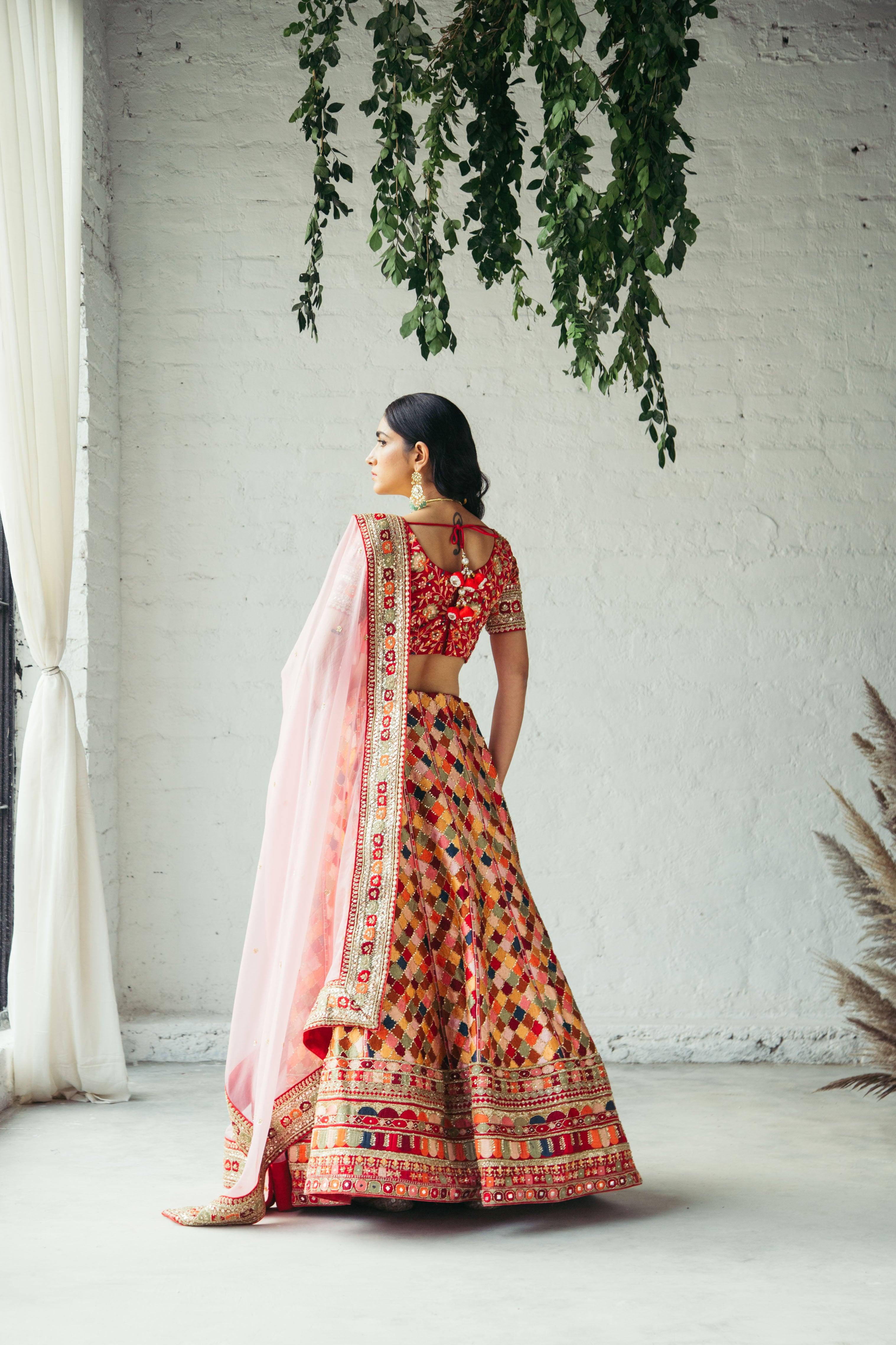 Mosaic Lehenga